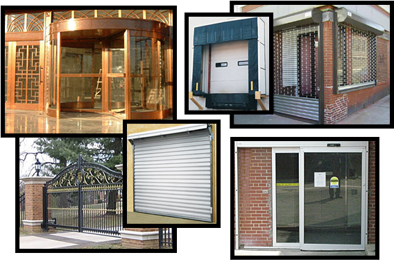 automatic doors, revolving doors, overhead doors, entry doors